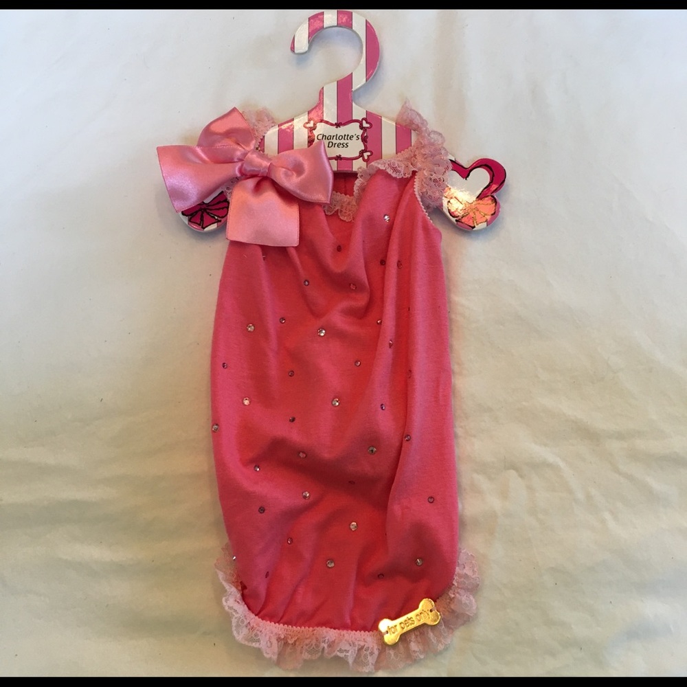 Beautiful Pink dress with Swarovski Crystals, NWT